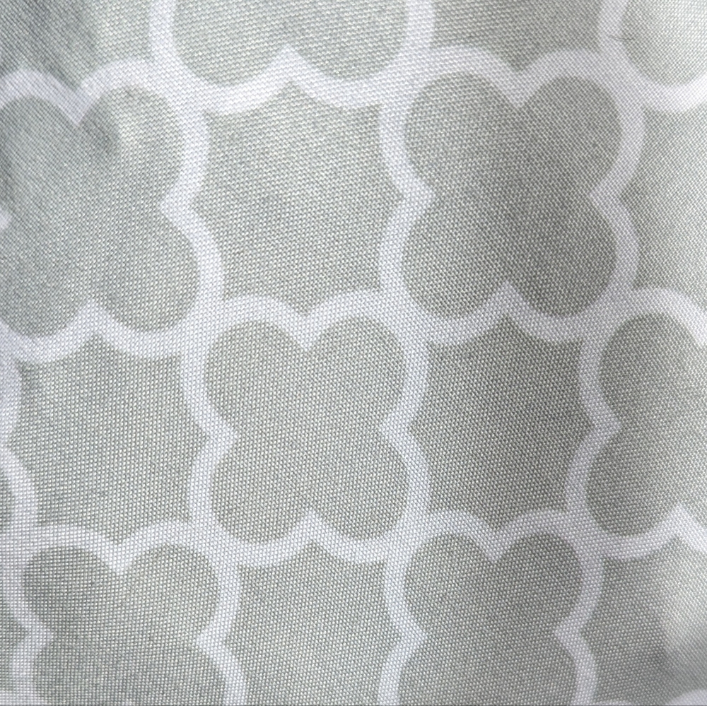 Gray Patterned King Duvet Cover